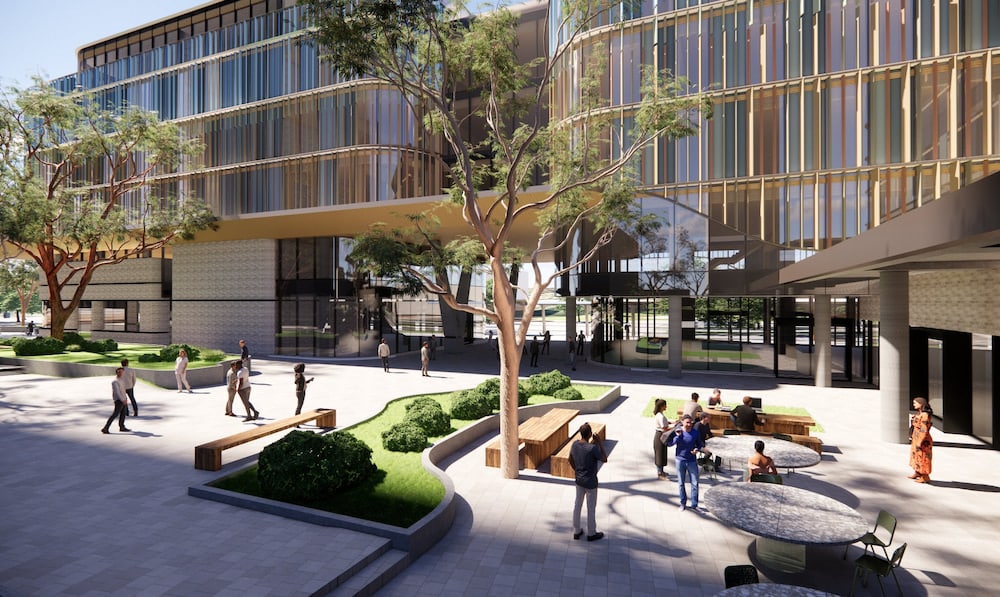 Design sketch of the Woden CIT campus. Photo: ACT Government