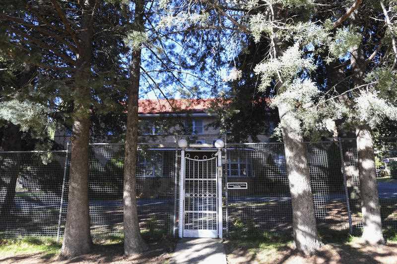 A general view of the Russian embassy in Canberra