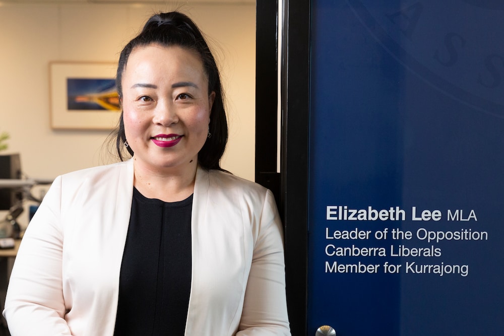 Elizabeth Lee, leader of the Canberra Liberals. Photo: Kerrie Brewer