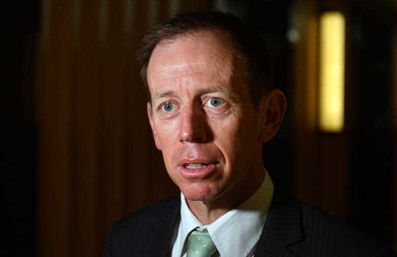 ACT Greens Leader Shane Rattenbury speaking at a conference