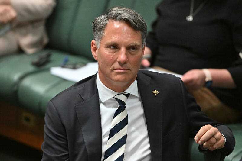 Deputy Prime Minister Richard Marles during Question Time in the House of Representatives at Parliament House in Canberra