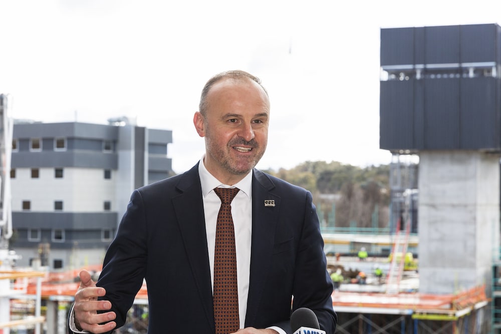 Chief Minister Andrew Barr. Photo: Kerrie Brewer