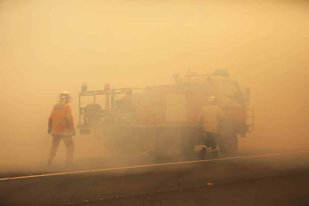 Orroral Valley bushfire