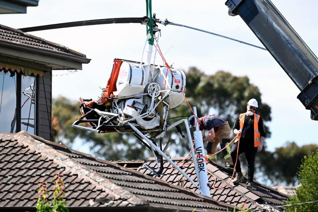 Melbourne helicopter crash