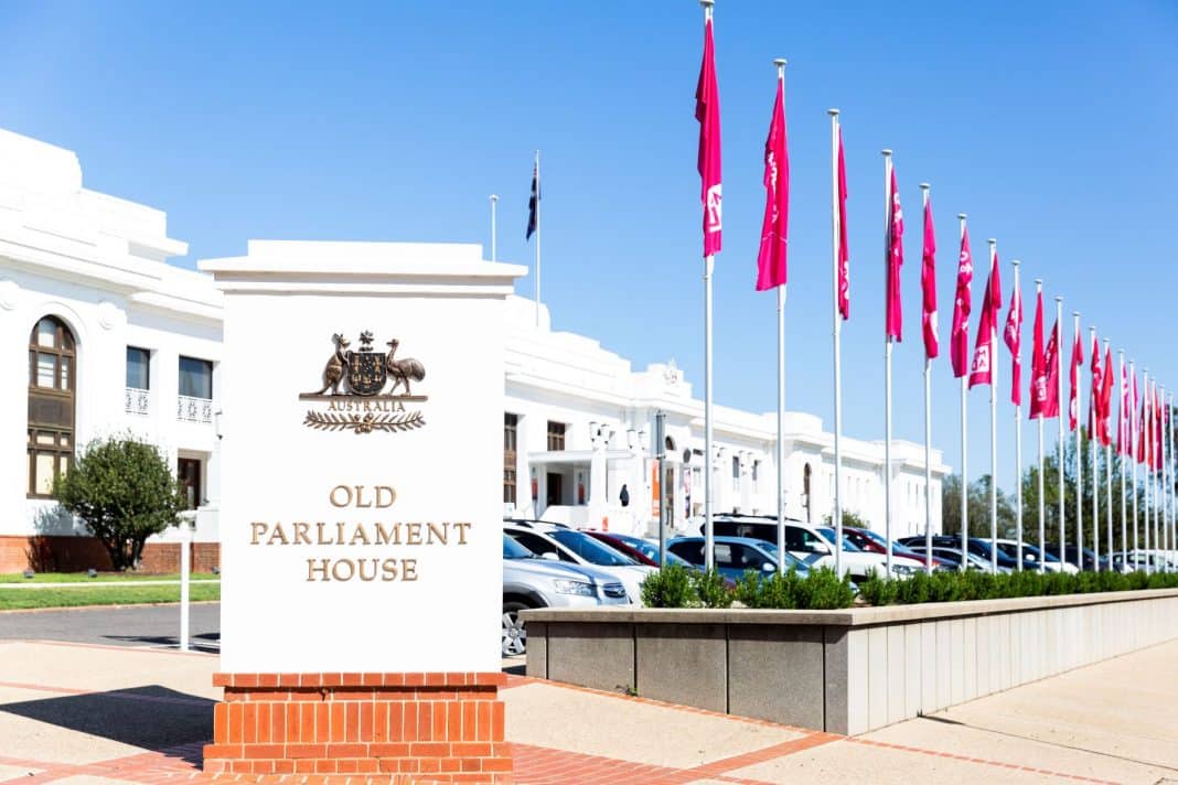 exterior of Old Parliament House in Canberra