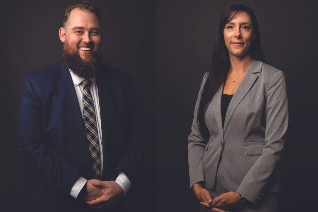 Blumers Personal Injury Lawyers Chris Gribble and Shaynee Dennis