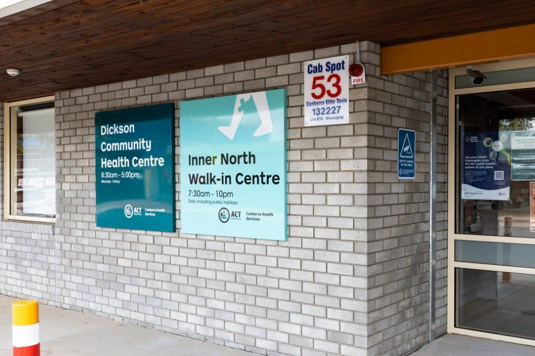 The Inner North (Dickson) Walk-in Centre. Photo: Kerrie Brewer