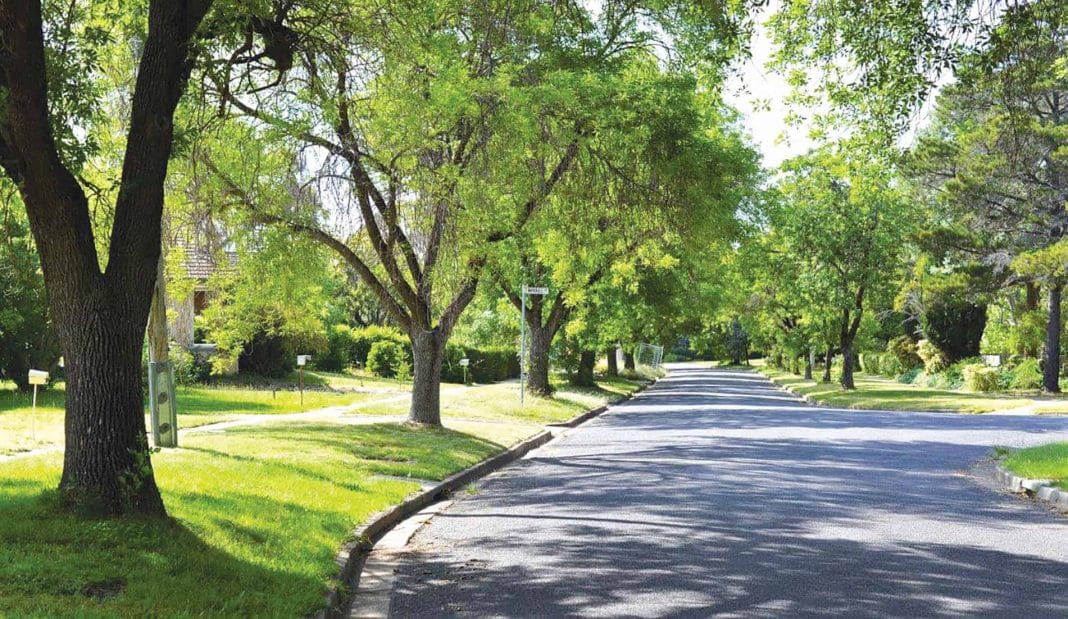 O'Connor's leafy streets. File photo.