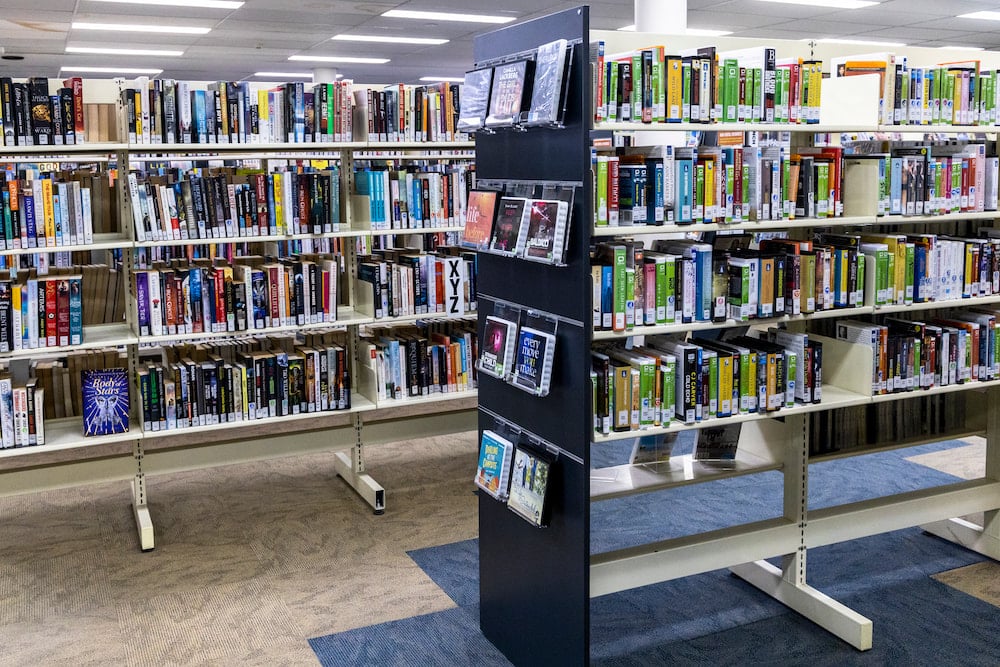 Inside the Woden Library. Photo: Kerrie Brewer