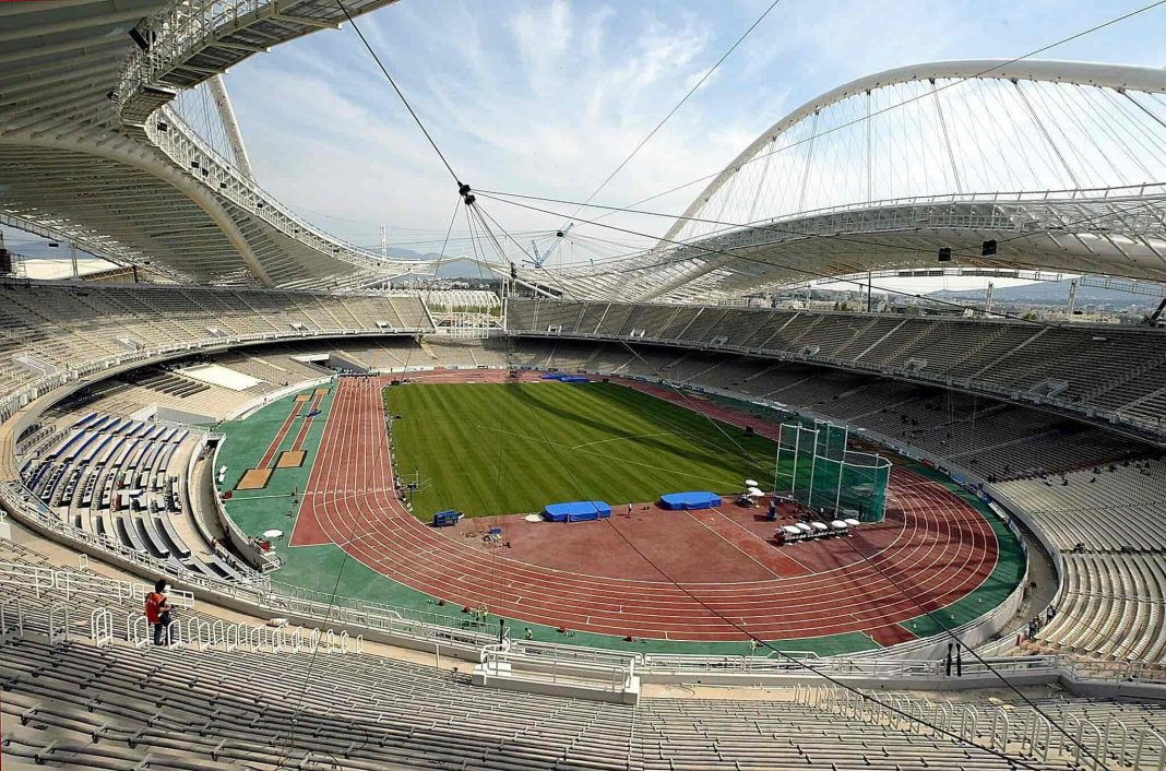 A general view of the Olympic Stadium in Athens