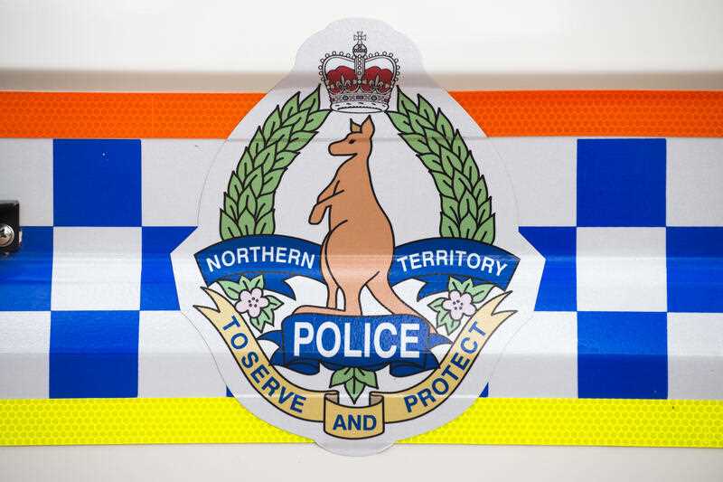 Signage on a Northern Territory Police vehicle