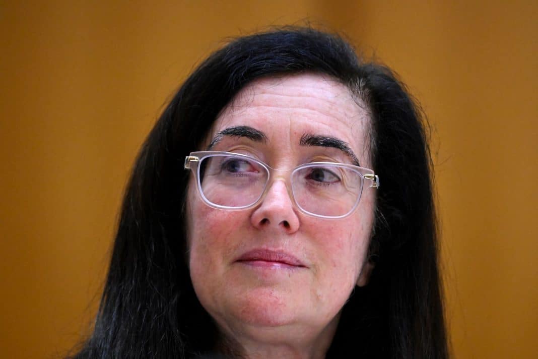 Australian Competition and Consumer Commission (ACCC) chair Gina Cass-Gottlieb speaks during Senate Estimates at Parliament House in Canberra, Thursday, November 10, 2022