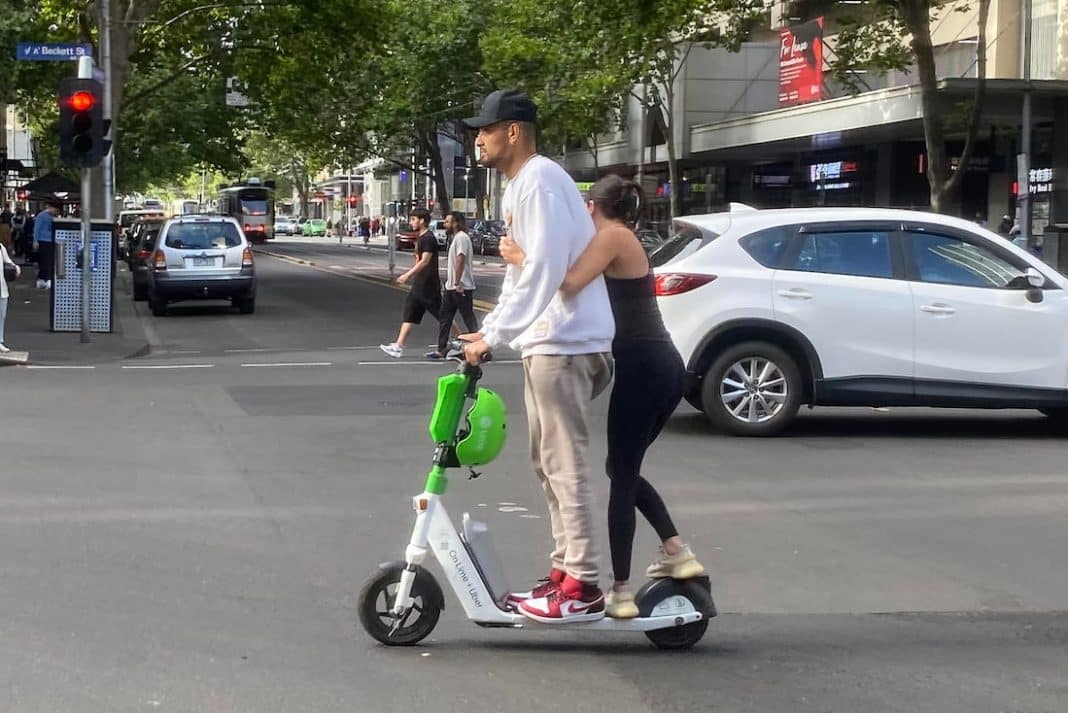 Nick Kyrgios e-scooter