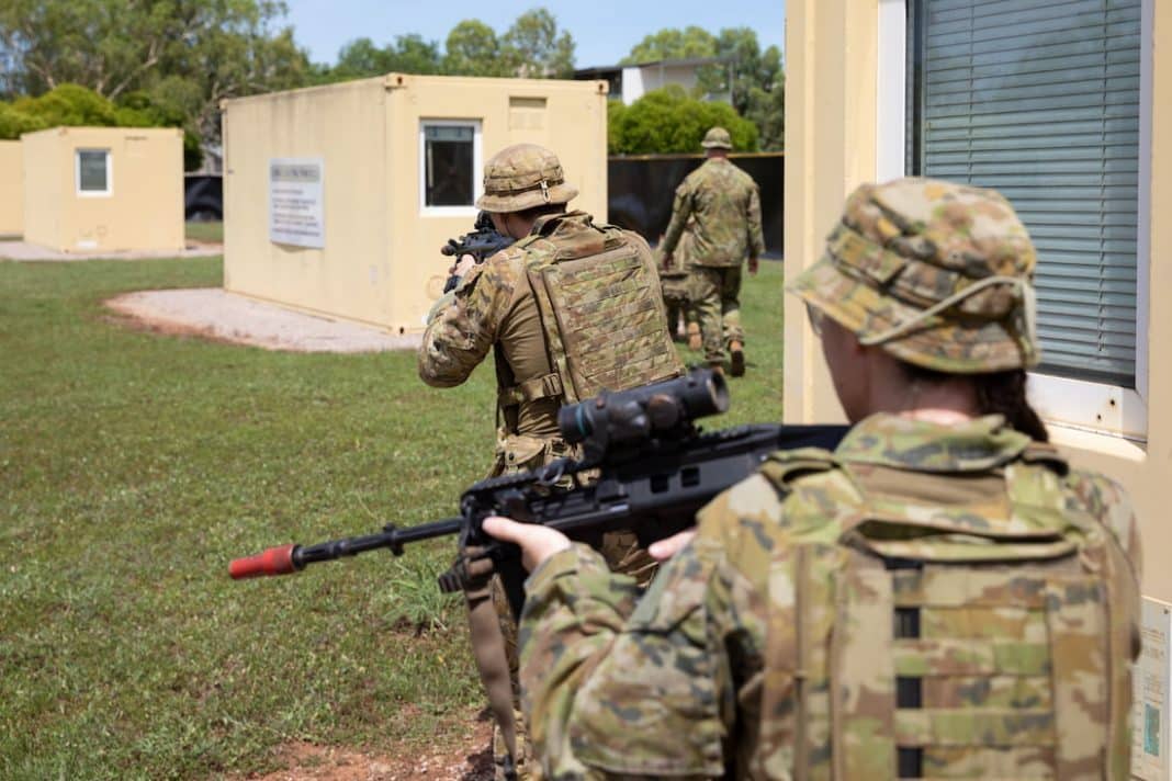 aussie troops