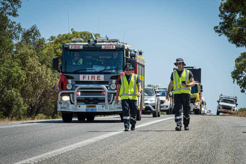 WA Department of Fire and Emergency Services crews searching for a tiny but dangerous radioactive capsule from a Rio Tinto mine after it disappeared on a 1400km journey across the outback