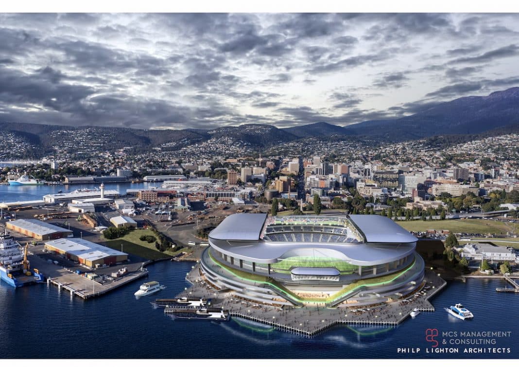AFL pledges $360m for Tasmania, stadium catch remains