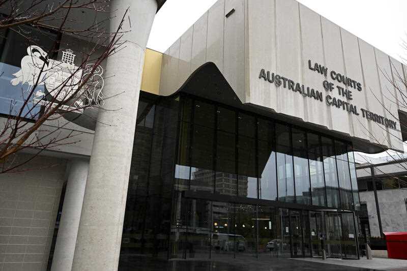 general view of the ACT law courts building in Canberra