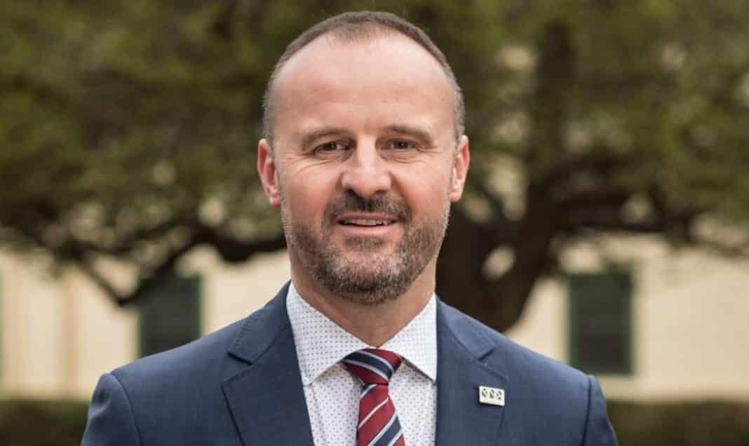 Chief Minister Andrew Barr. File photo