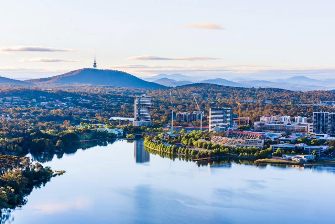 Canberra stock image