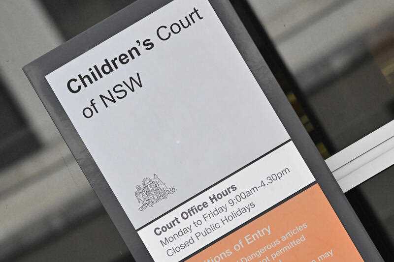 The exterior of Parramatta Children’s Court in Sydney,
