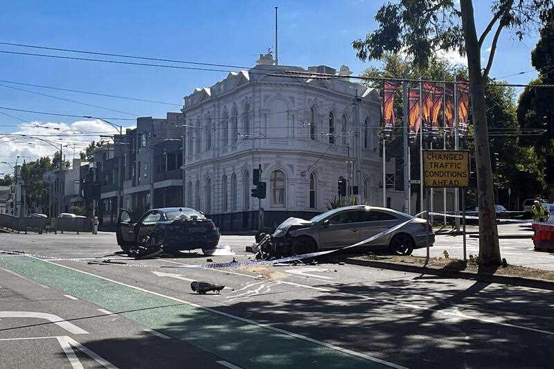 A serious crash at the popular Lygon Street precinct in Melbourne, Saturday, March 11, 2023