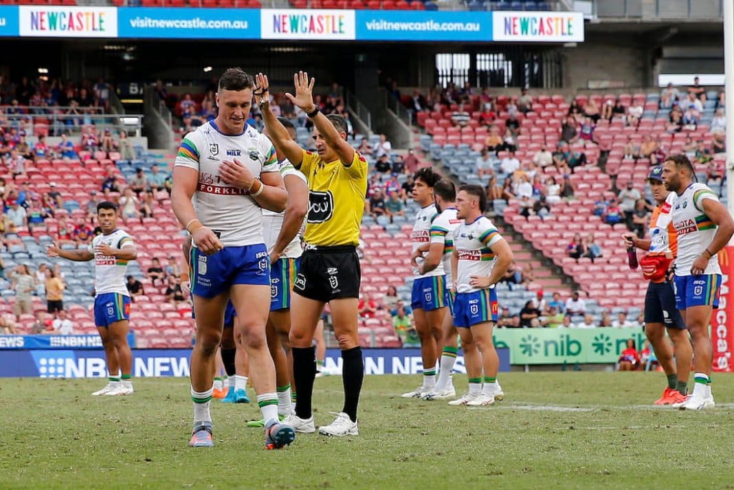 Canberra's Jack Wighton cops two weeks for hit on Hastings