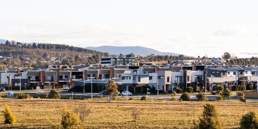 medium density housing developments in new Canberra suburb