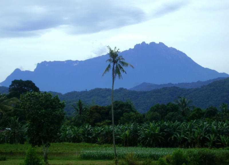 A view of the summit on South-East Asia's highest peak Mount Kota Kinabalu in Borneo, Malaysia