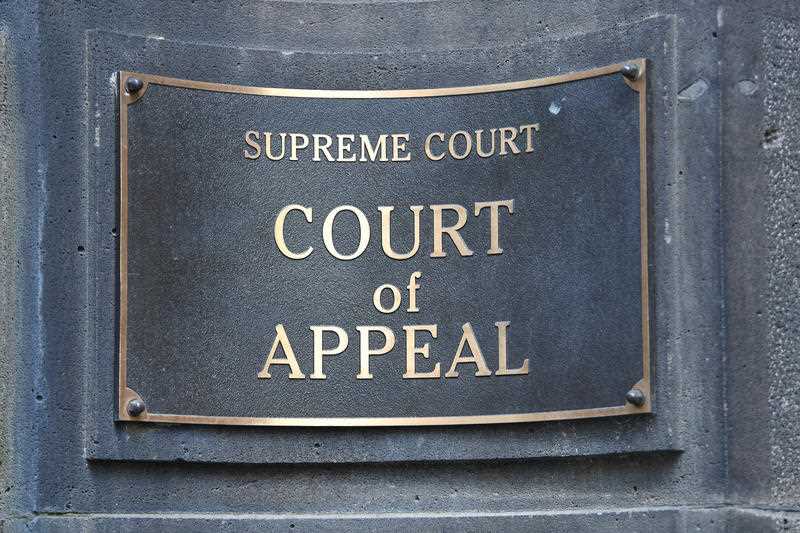 General view of signage for Court of Appeal, Melbourne