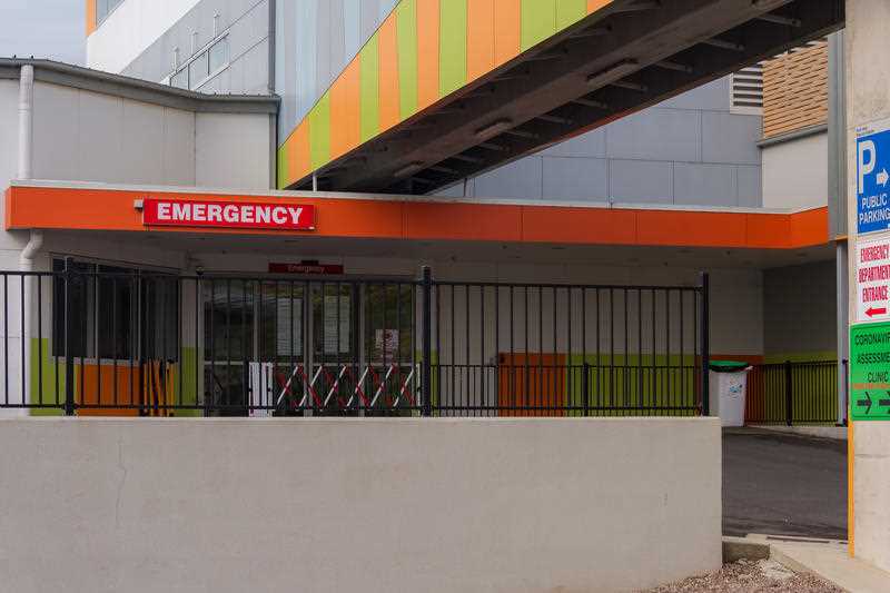 exterior of the North West Regional Hospital in Burnie, Tasmania