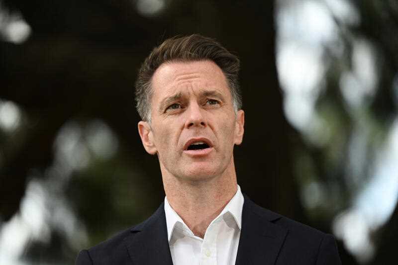 Incoming NSW Premier Chris Minns speaks to the media during a press conference