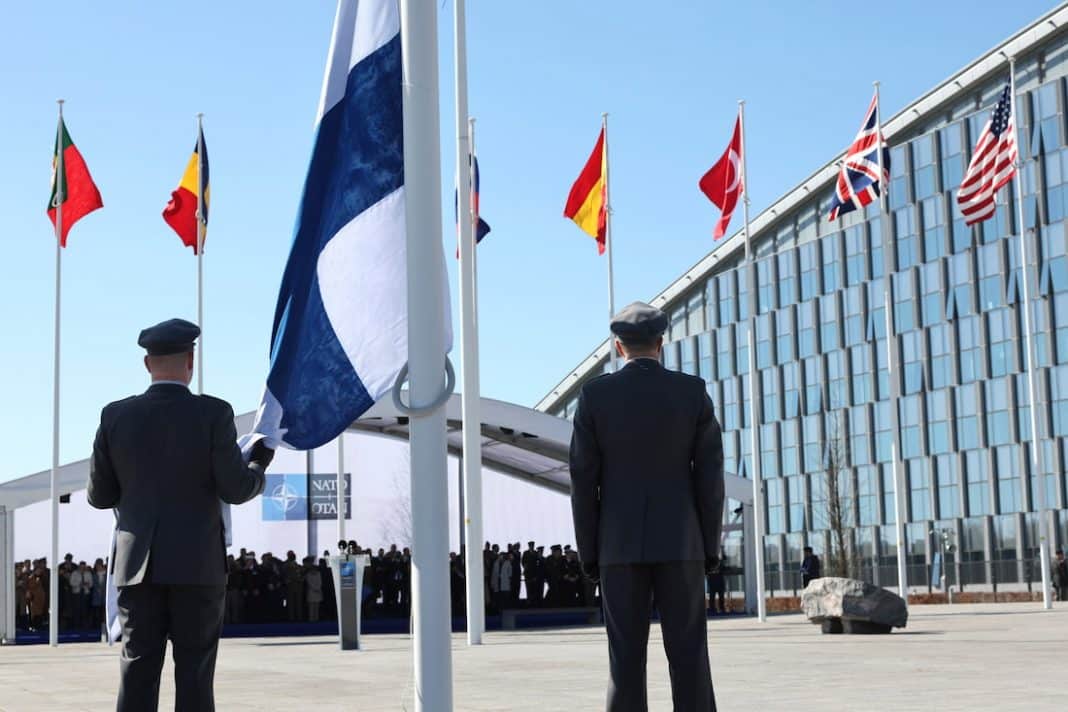 Finland joins NATO, Russia threatens 'countermeasures'