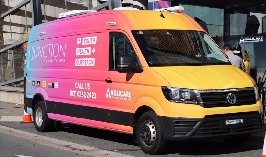 Youth Junction's new mobile health clinic. Photo: Anglicare ACT