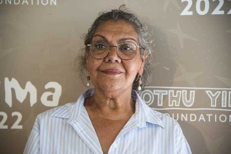Aboriginal and Torres Strait Islander Social Justice Commissioner June Oscar at the Garma Festival in northeast Arnhem Land, Northern Territory