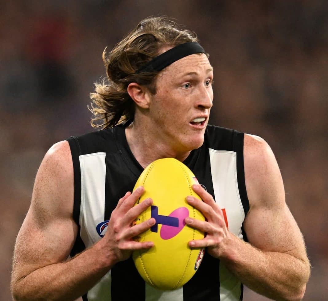 Magpies defender fined for dacking No.1 draft pick