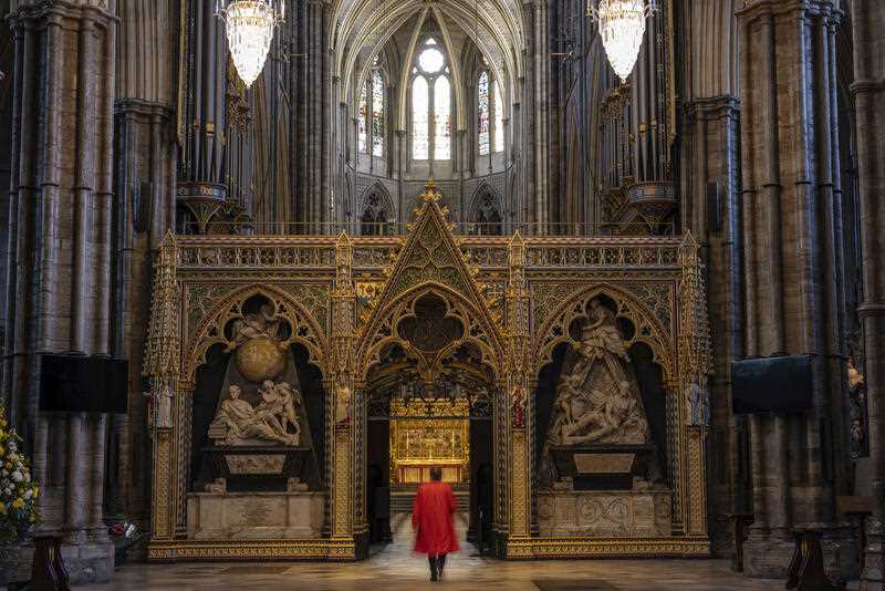 A general view inside Westminster Abbey in London