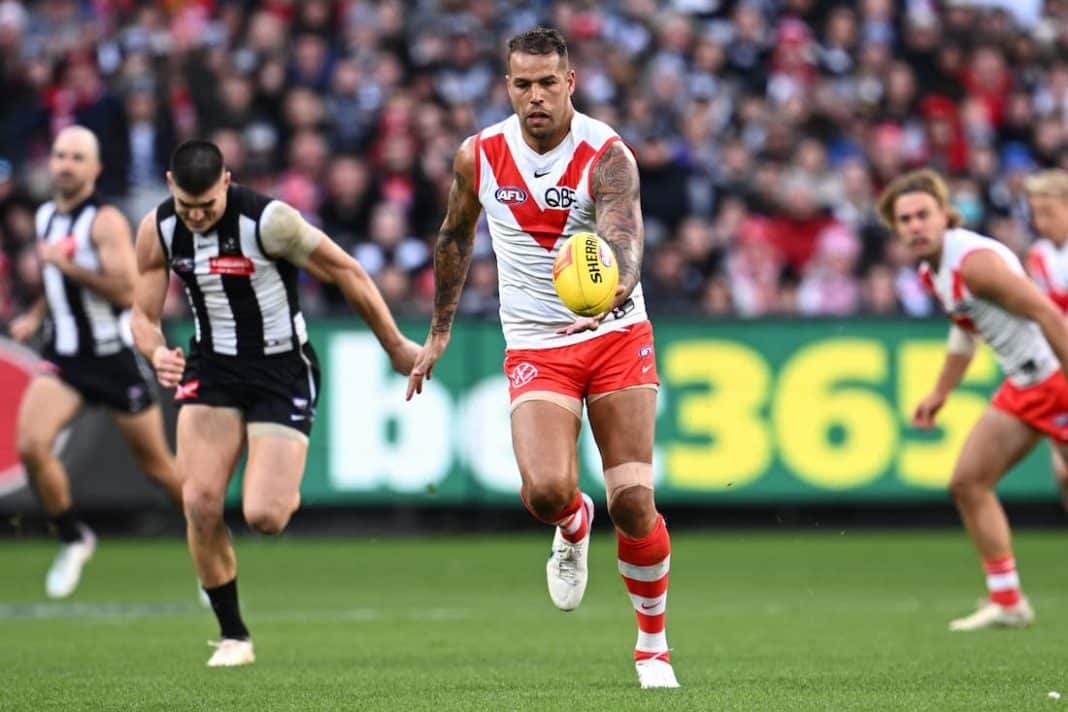 Magpie fans decried for booing Swans great Lance Franklin