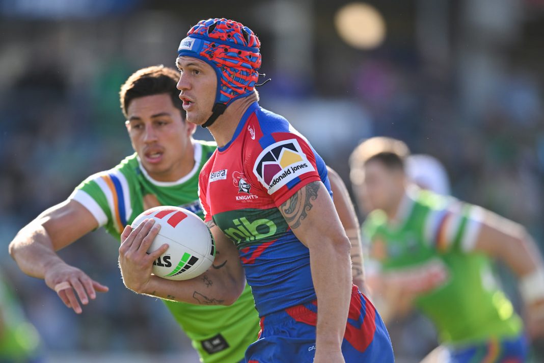 Ponga on fire as Knights thrash Raiders in Canberra