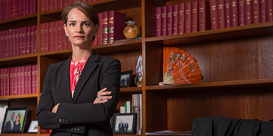 Louise Taylor, the first Aboriginal Resident Judge of the ACT Supreme Court. Photo: ANU