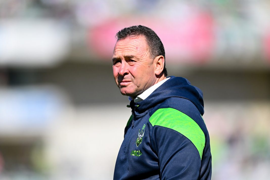 Ricky Stuart wants Raiders to relax, grind to NRL finals