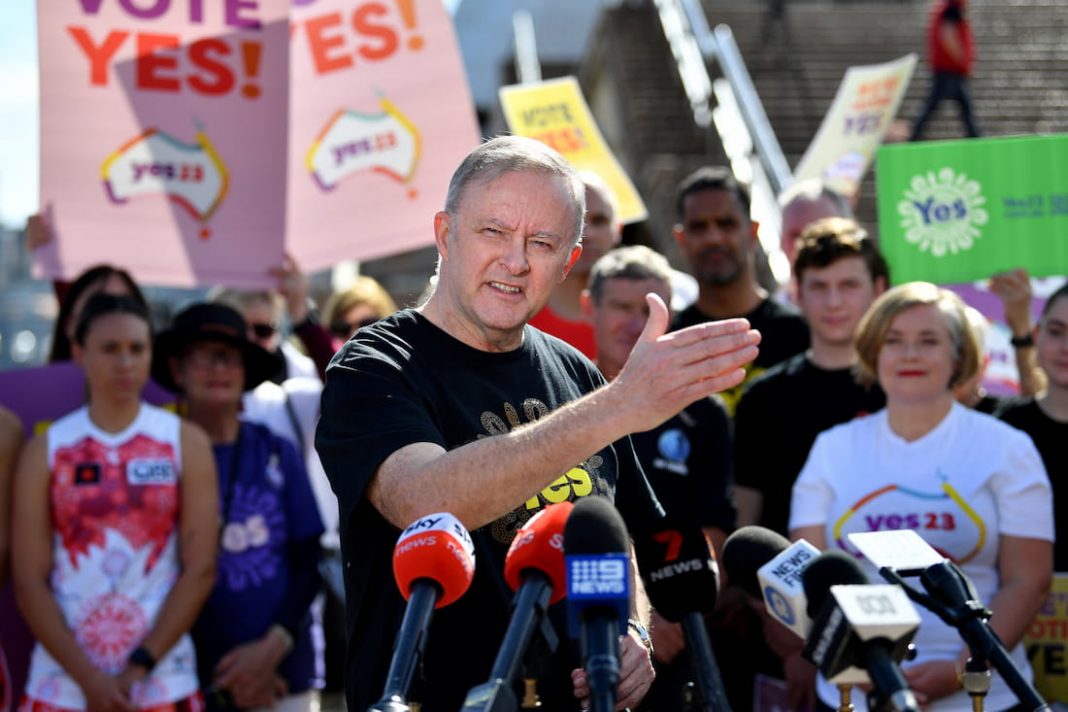 Albanese warms up voice for referendum date reveal