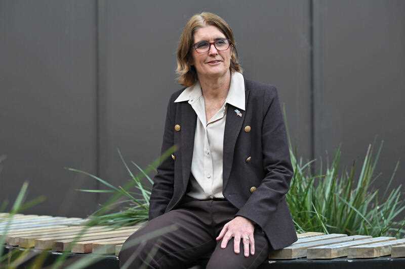 Reserve Bank of Australia (RBA) incoming governor Michele Bullock poses for photographs