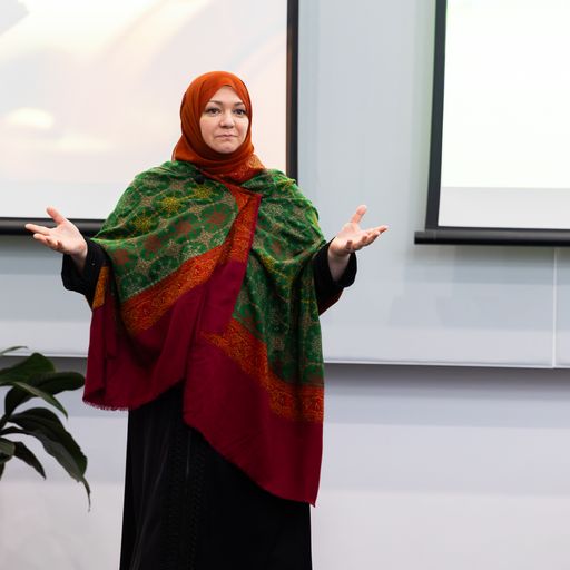Senada Meskin, the 2023 University of Canberra winner of the Three Minute Thesis finals. Photo: University of Canberra