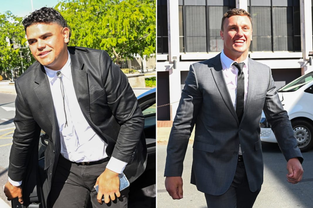 'Lock me up with him': Wighton and Mitchell face court