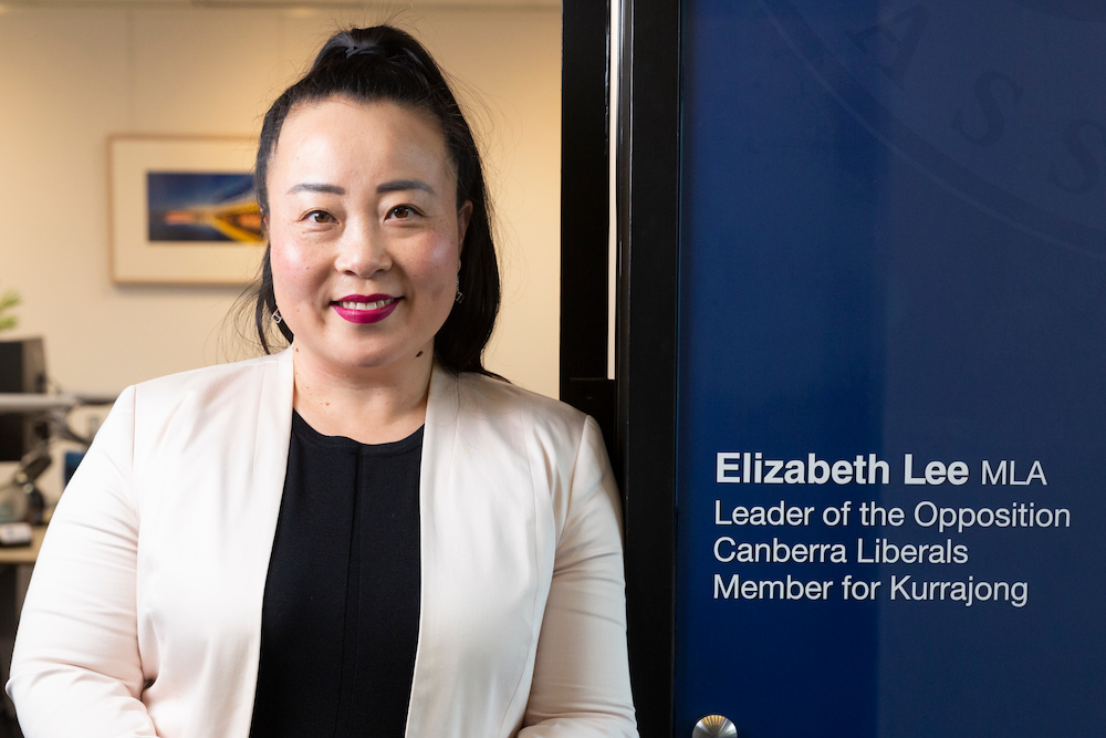 Canberra Liberals leader Elizabeth Lee. File photo: Kerrie Brewer