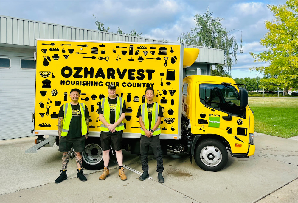 OzHarvest Canberra's new van. Photo supplied