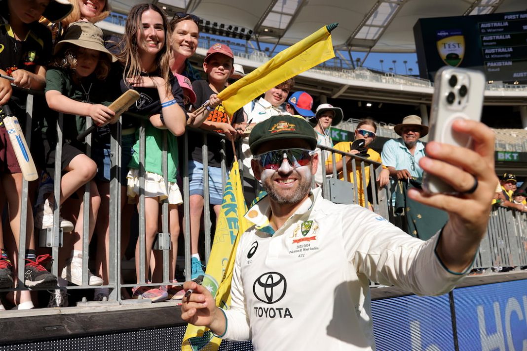 Cramping Nathan Lyon charges past 500 Test scalps
