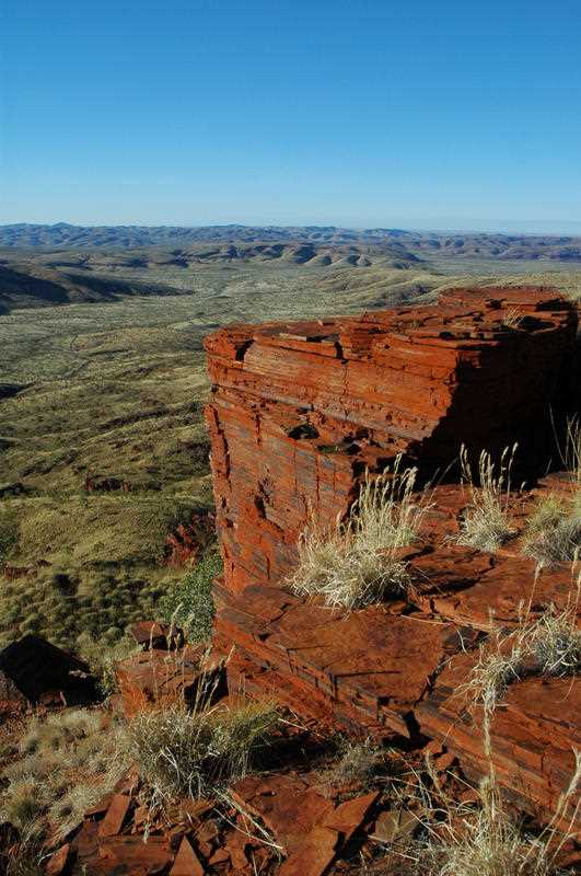 View of the Hamersley Ranges in Western Australia