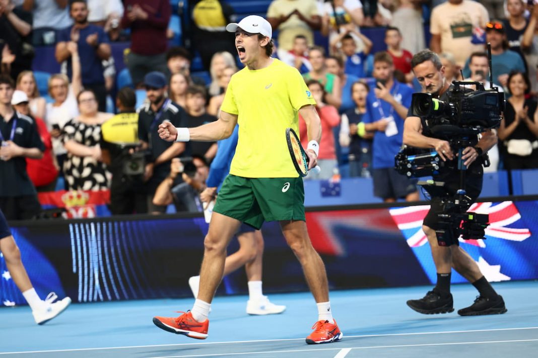 De Minaur stuns Djokovic as Australia soar into semis