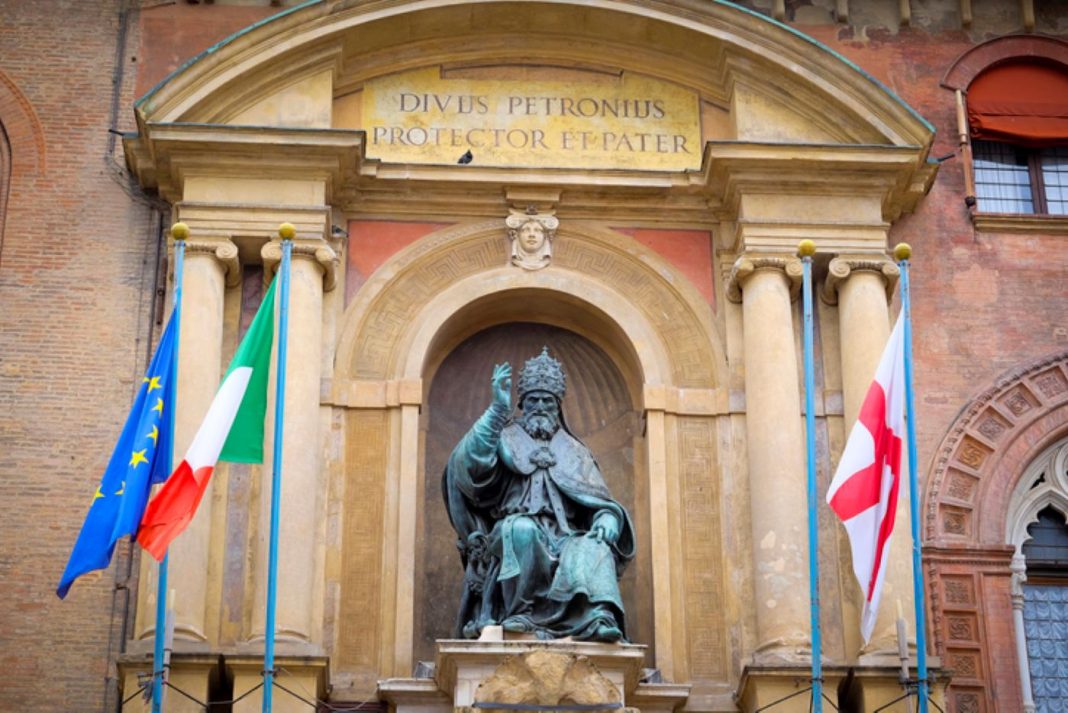 statue of Pope Gregory XIII in Bologna, Italy